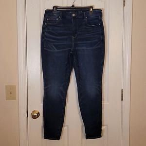 American Eagle Curvy Hi-Rise Jeggings 14